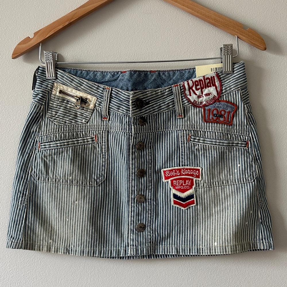 Replay denim skirt